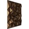 Ekena Millwork 19 5/8in. W x 19 5/8in. H Leto EnduraWall Decorative 3D Wall Panel Covers 2.67 Sq. Ft. WP20X20LTCAB - alternate 4